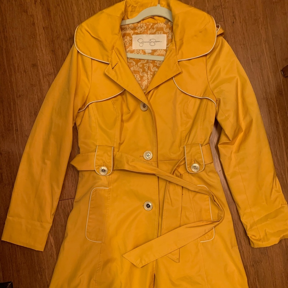 Barely worn Jessica Simpson mustard trench coat